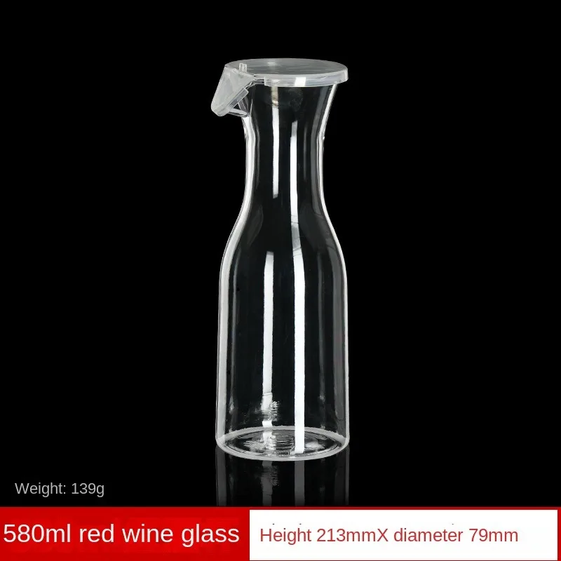 Custom Logo Color 12 20 35 40OZ PC Plastic Red Wine Decanter Bottle