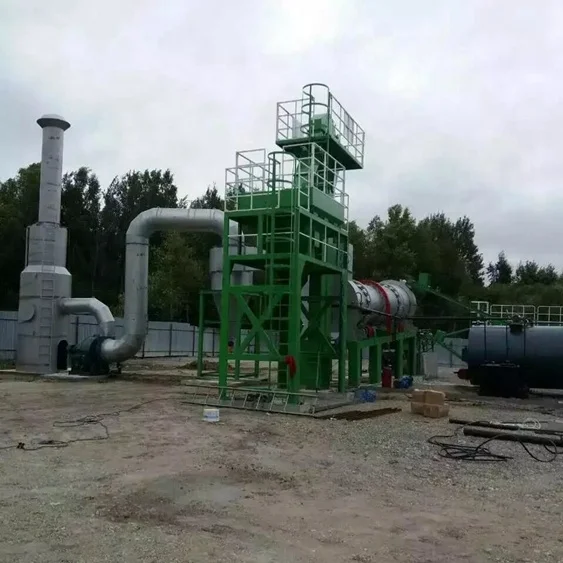 Asphalt Hot Mixing Plant, Portable Convenient Asphalt Mixing Plant Mini 40TPH