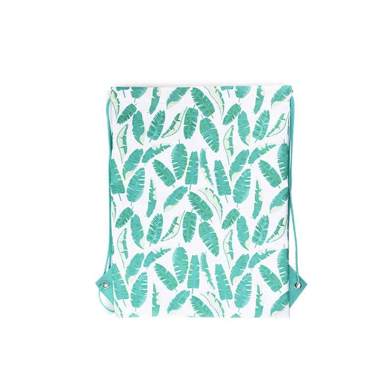 HSI A047200157AA BSCI Factory custom logo sports backpack 300D polyester drawstring bag printing for promotional