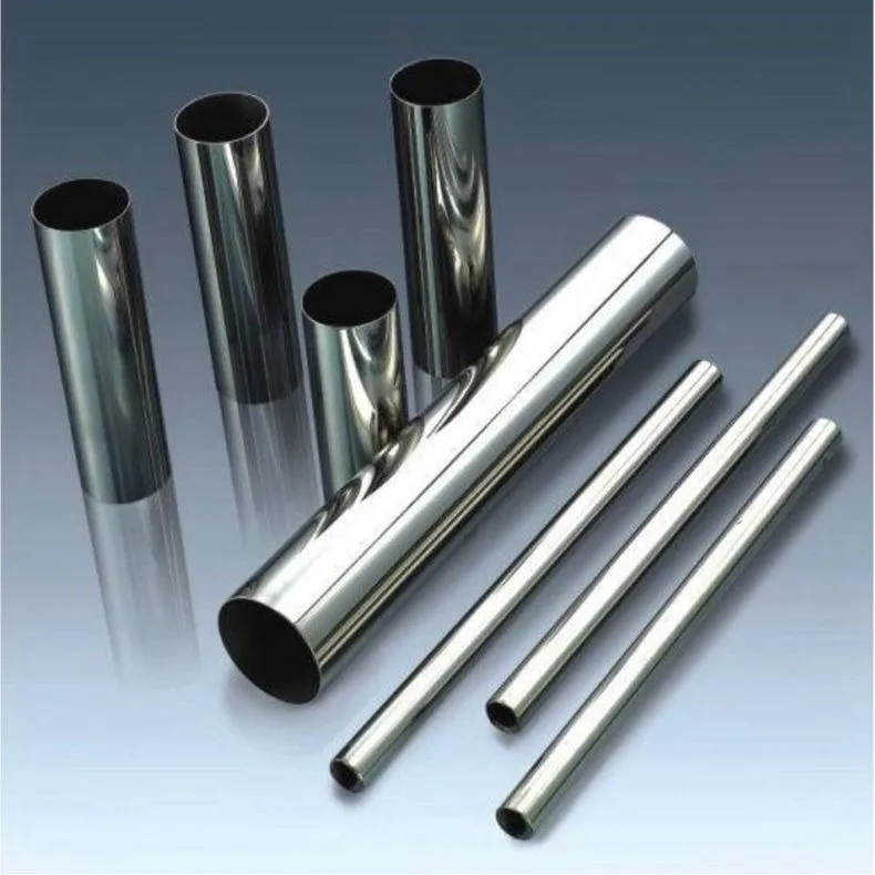 Polished Bright Mirror Stainless Steel Round Pipes
