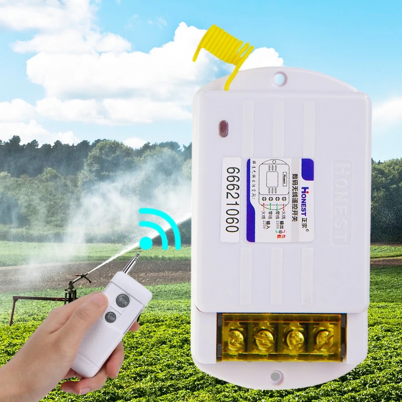 Good Quality 220V relay switch kit include Remote Control wireless switch for lighting RF remote switch