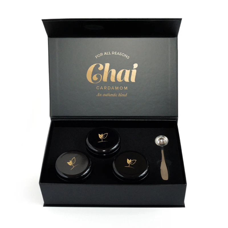 Wholesale Luxury Custom Tea Box Gift  Packing Paper Tea Box With Logo Design