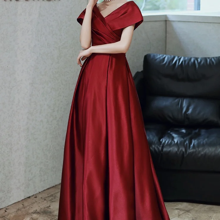 European And American Temperament Fashion Luxury Female Banquet Wedding Party Women Elegant Evening Dress