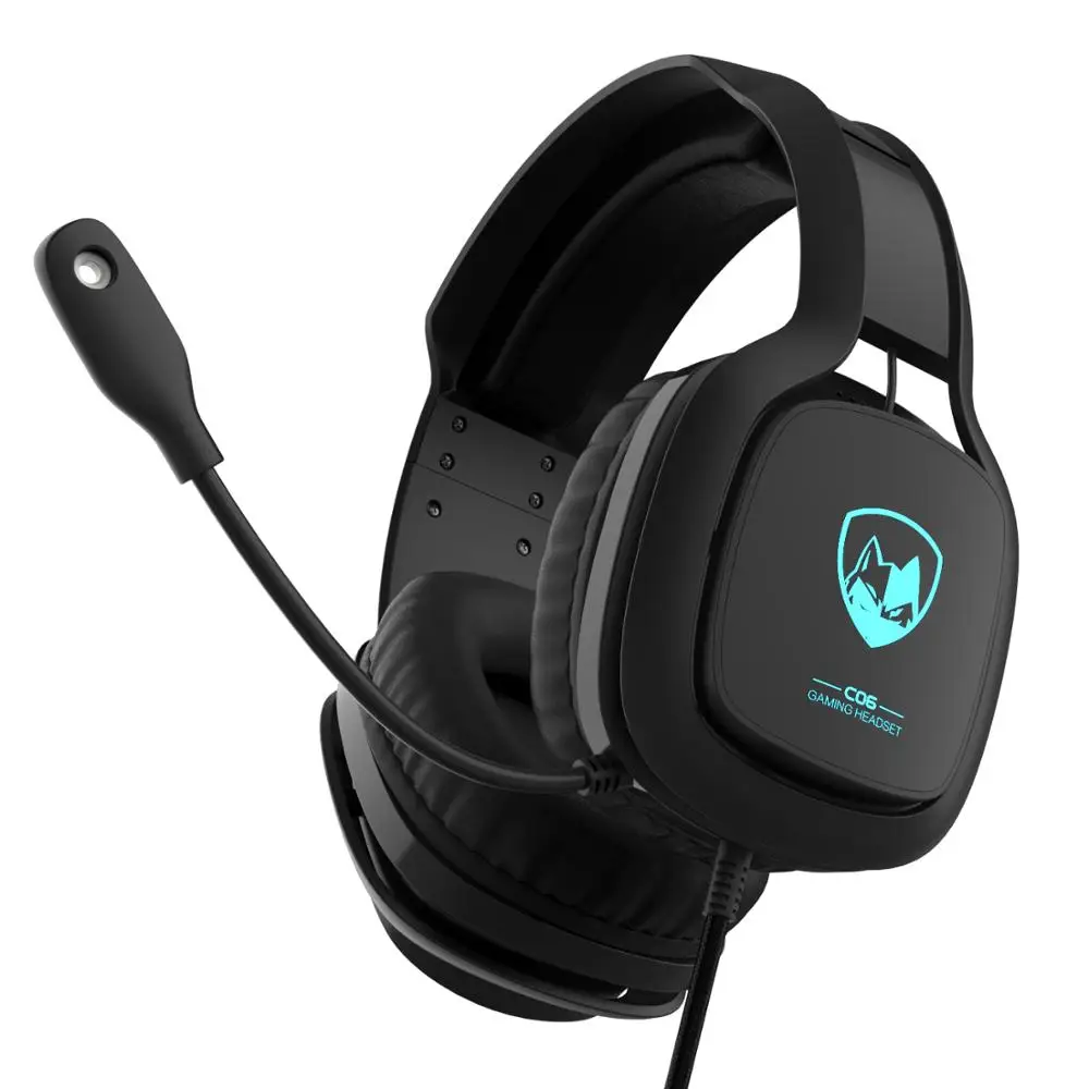 
C06 Wired the Gamer earphone headphones Gaming headset for PS4 in stock 