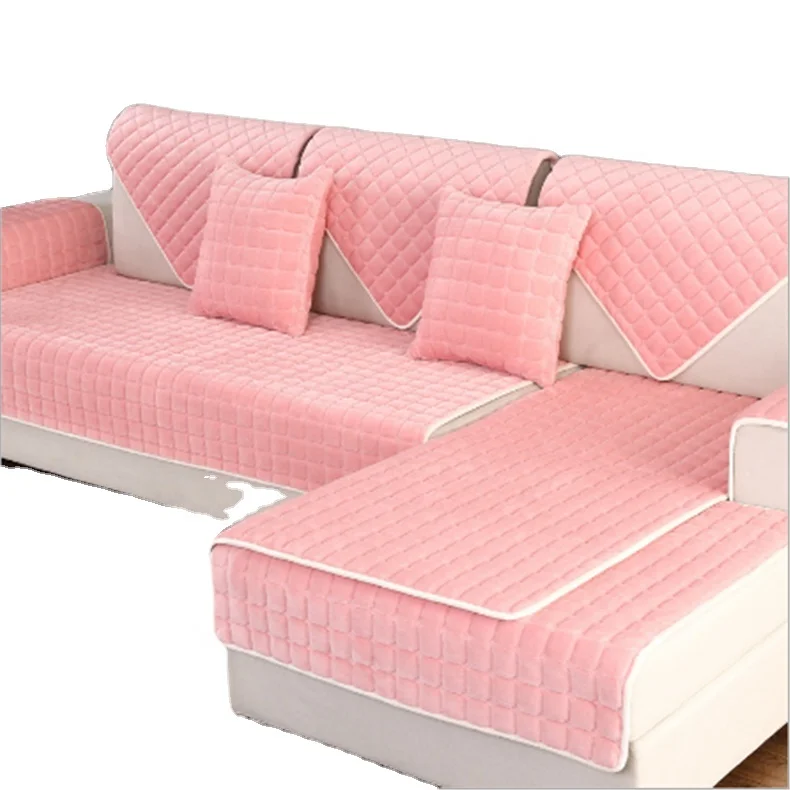 Warm and high-end Couch Protector Quilted Cover Water Resistant Non-lip Sofa Covers cushion