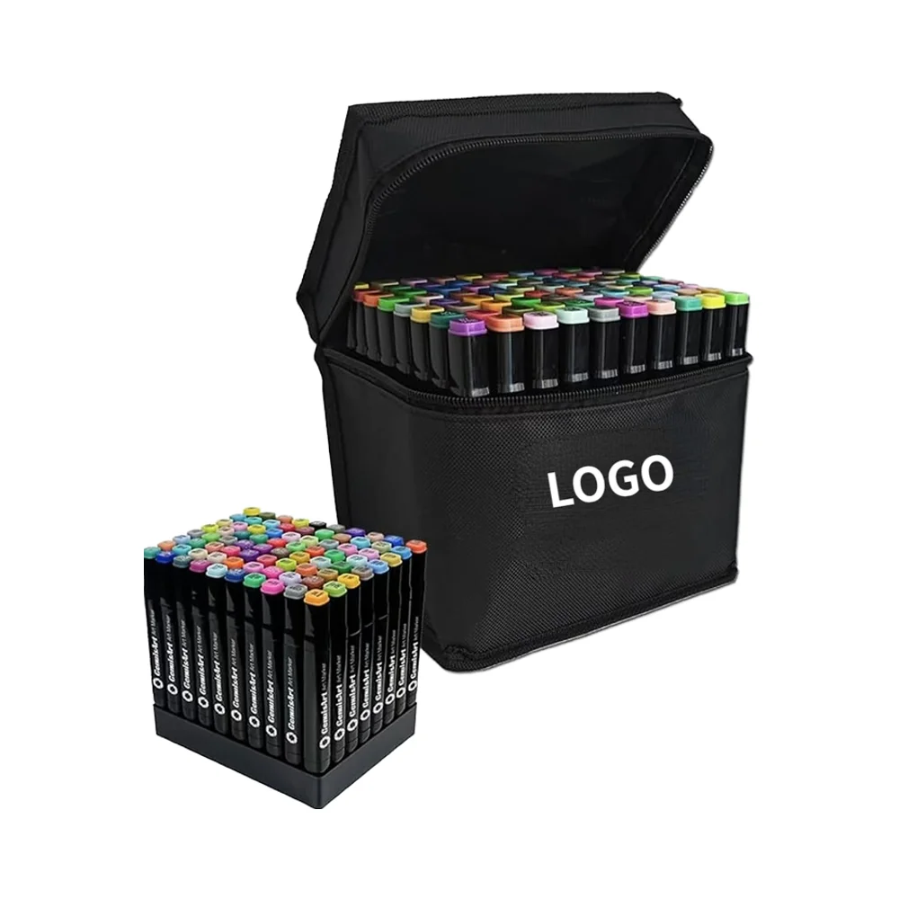 12/24/30/36/40/48/60/80/120/168/262 colors Drawing Double Headed Alcohol based ink  Marker  color pen Art Set