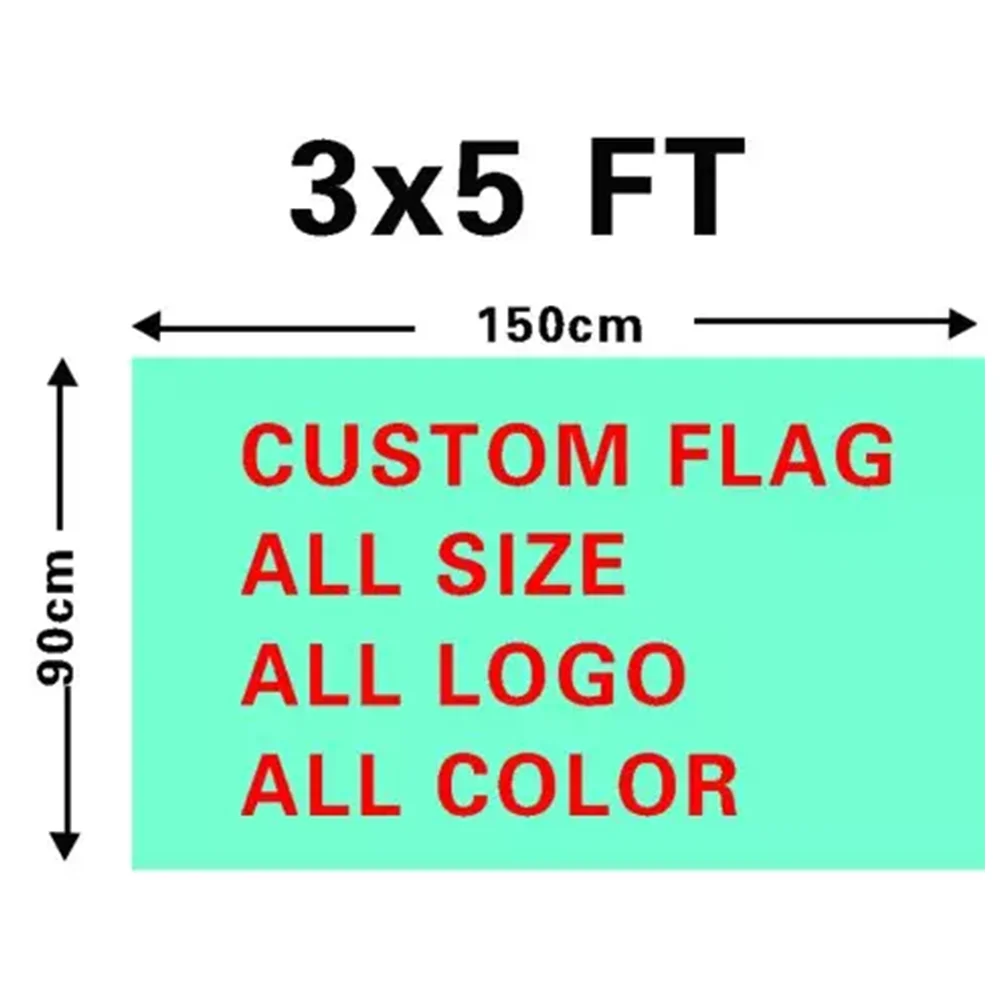 Factory Supply National Flag 3x5Ft Double Sided Custom Country Flags With Customization For Events