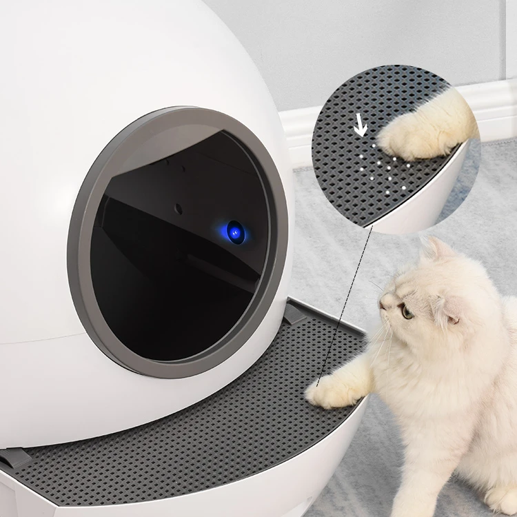 
2021 Amazon hot selling product electric smart robot self cleaning automatic cat litter box toilet 