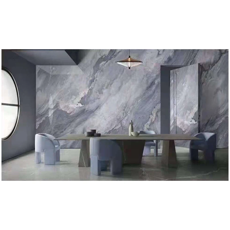 New Arrivals Solid Surface 1600*3200*6mm Porcelain Polish Glazed Slab Marble Flooring Tile Sintered Stone Stand
