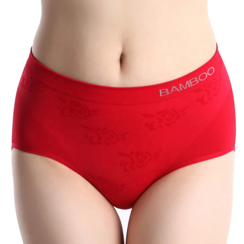 BAMBOO |  OEM High Quality Seamless Hipster Custom Panties Women Wholesale Underwear High Waist Woman Panty Sexy
