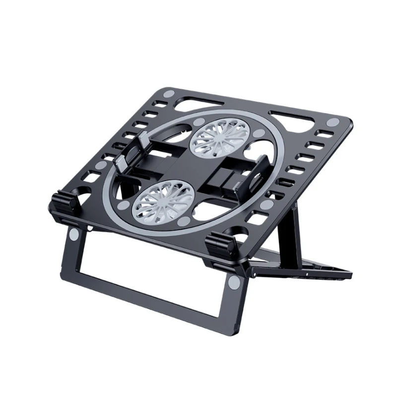 Adjustable Heat Dissipation Laptop Stand With Laptop Fan Cooler Cooling Pads