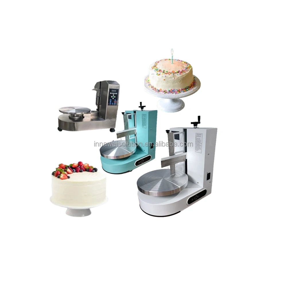 Factory Seal Automatic Birthday Icing Machine With Cake Decorating Equipment For Buttercream Application