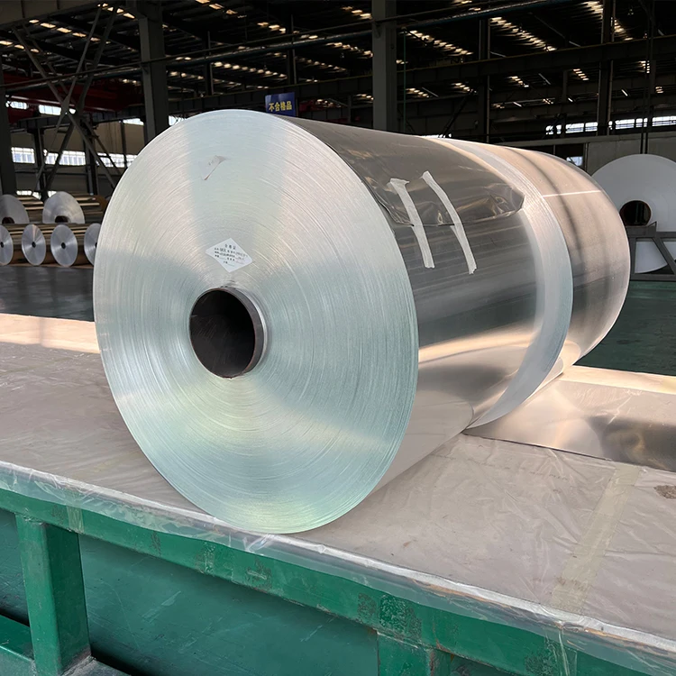 Silver Color Food Grade 8011 3004 Aluminum Foil 10 12 13 Micron Thickness Aluminum Foil Roll