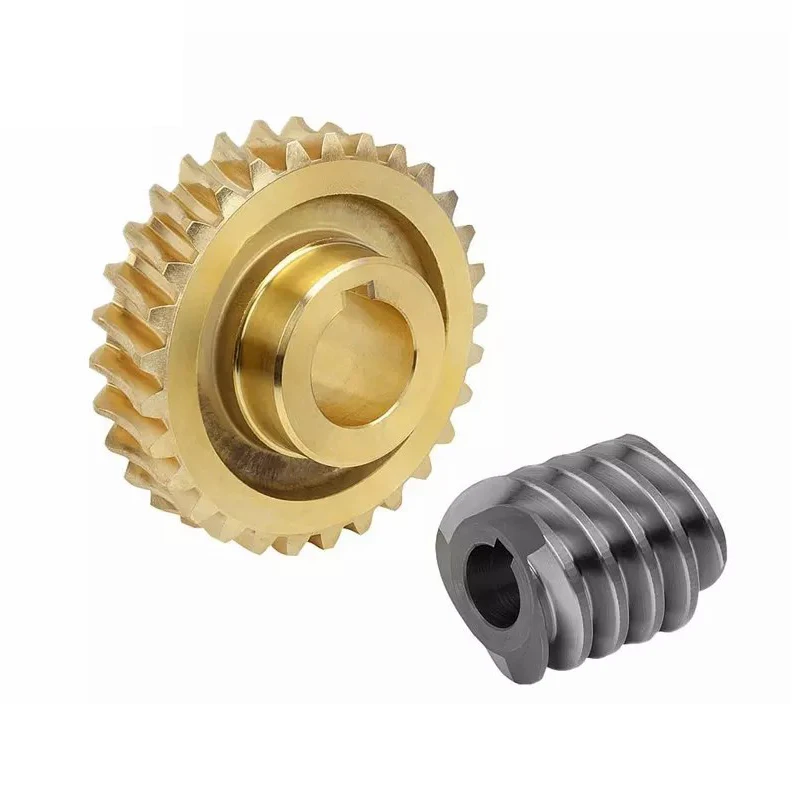 weite high precision OEM ODM Factory Manufactured Brass Worm Gears
