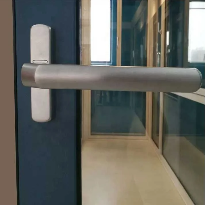 Modern 4-Panel Aluminum Glass Folding Door Full View Patio Room Partition Steel Balcony Entrance Screen Gate Residential Houses