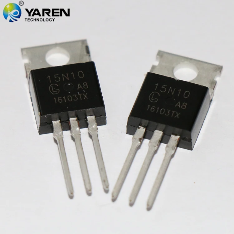 YAREN 15N10 мощность mosfet транзисторы полупроводниковые to220/252 100 в 15A
