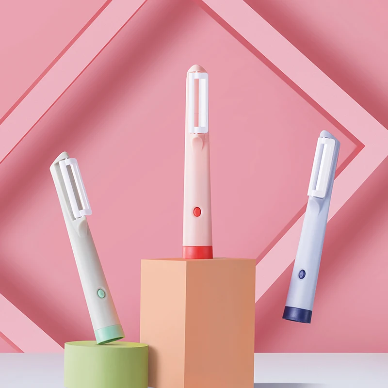 Kitchen Gadget Portable 2 In 1 Ceramic Paring  Peeler Knife