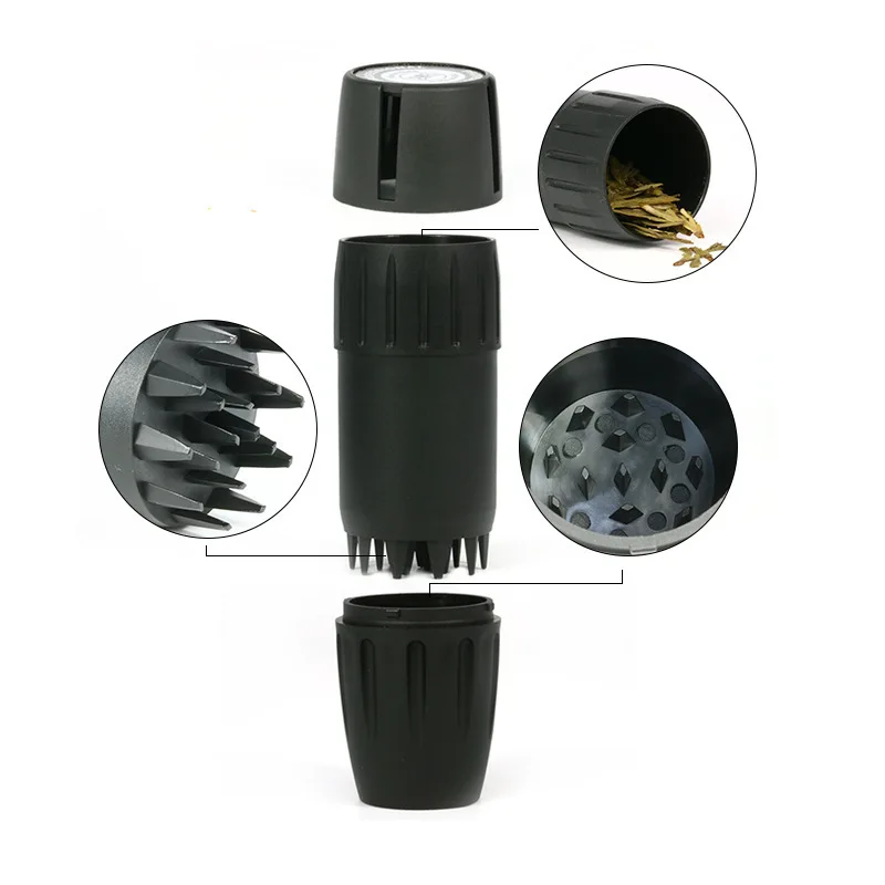 Wholesale Smoking Accessories Products Custom Plastic Grinders Bulk Herb Grinder With Free OEM Logo