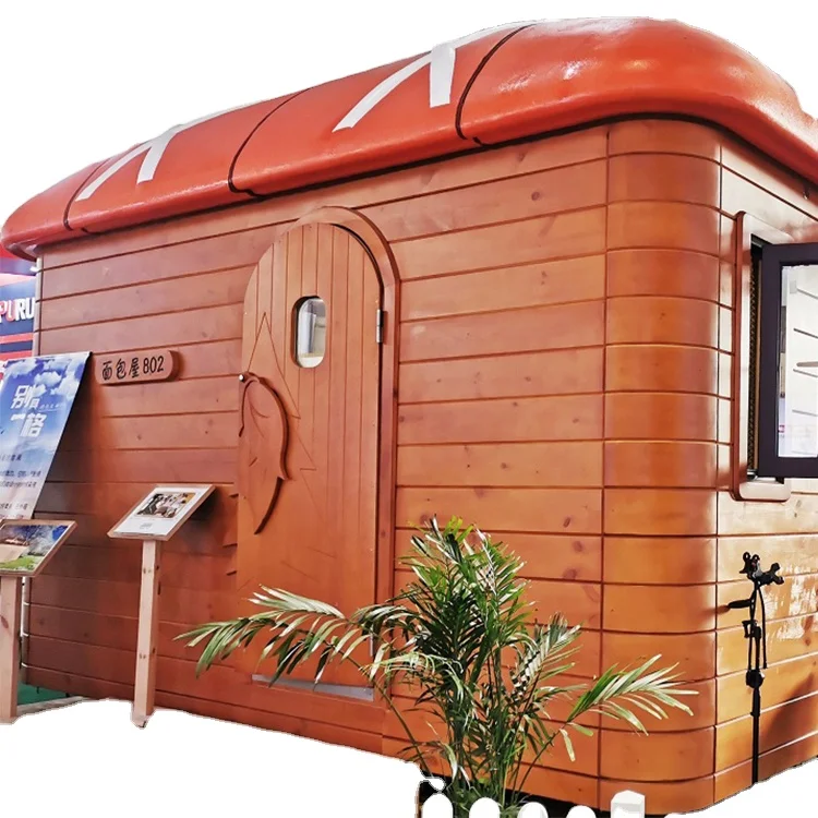 Изысканно оформленный мобильный дом маленький деревянный садовый дом для хогара
