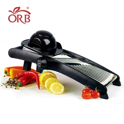 Kitchen adjustable blades manual stainless steel vegetable potato mandoline  slicer