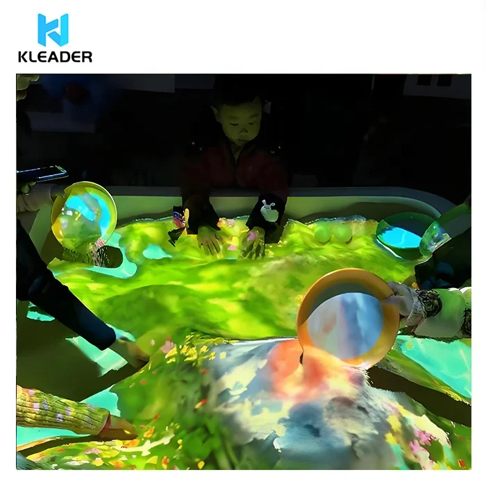 AR Interactive Sandbox Projection Software 3D Augmented Reality Projector Sandbox Kids Sand Table Games with 5 Themes