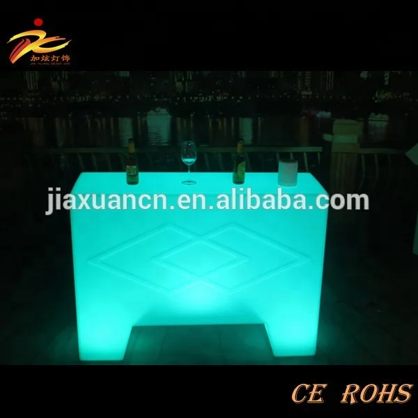 
Different color screen printing logo lamp led bar counter lamp, rechargeable led table 