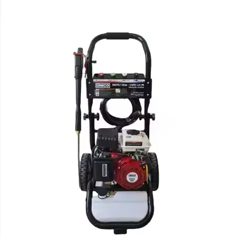In Stock Portable 2000psi/138bar Gasoline High Pressure Washer Petrol Cleaner 4Nozzle angle Adjust for Car Wash and Ground Clean
