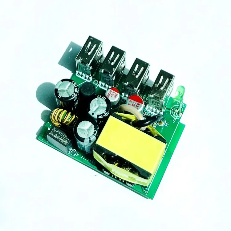 Универсальное зарядное устройство переменного тока, адаптер быстрой зарядки, 4 порта Usb 2,0 3,0, хаб, печатная плата Pcb