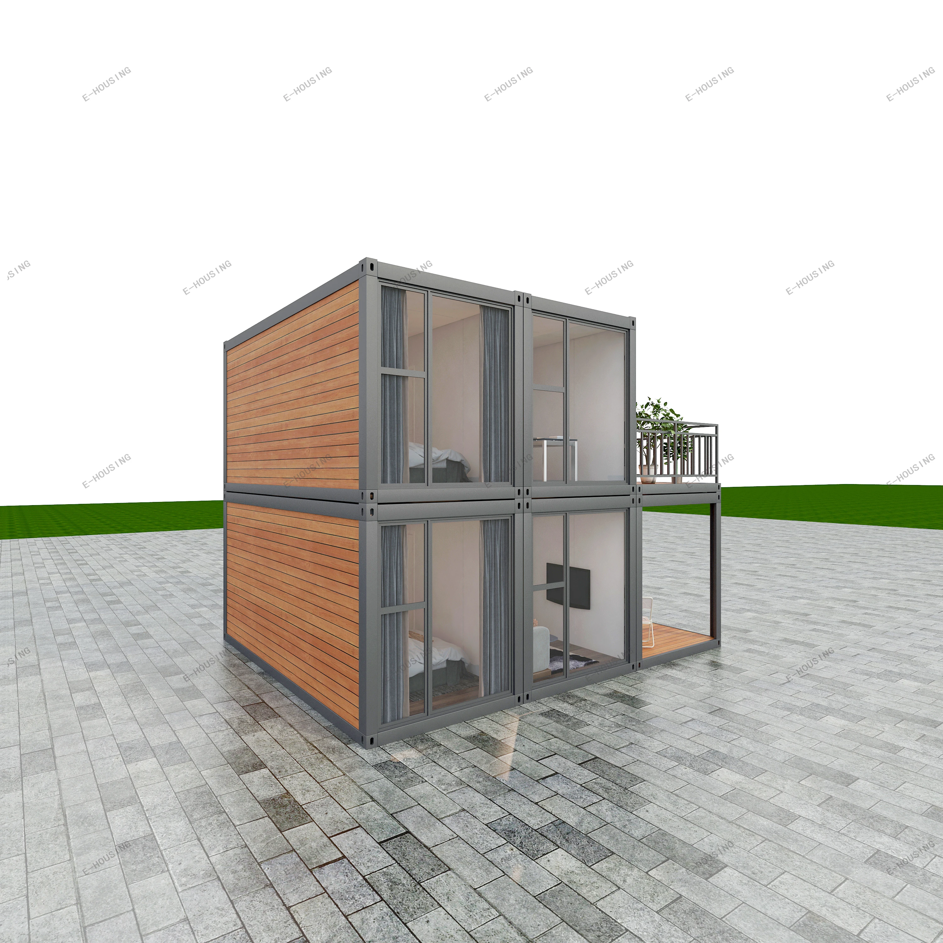 Movable Prefabricated House factory price for villa,office,public toilet Container House Movable Prefab Custom Customized