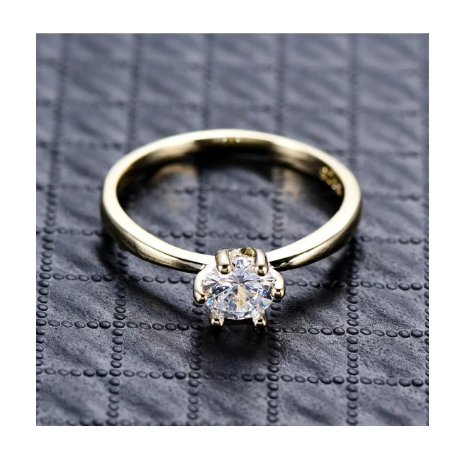 
2021Diamond Fashion Jewelry Fashion Big Diamond 10K Gold Engagement Diamond Ring 18K Gold Plated Wedding Fashion Rings 