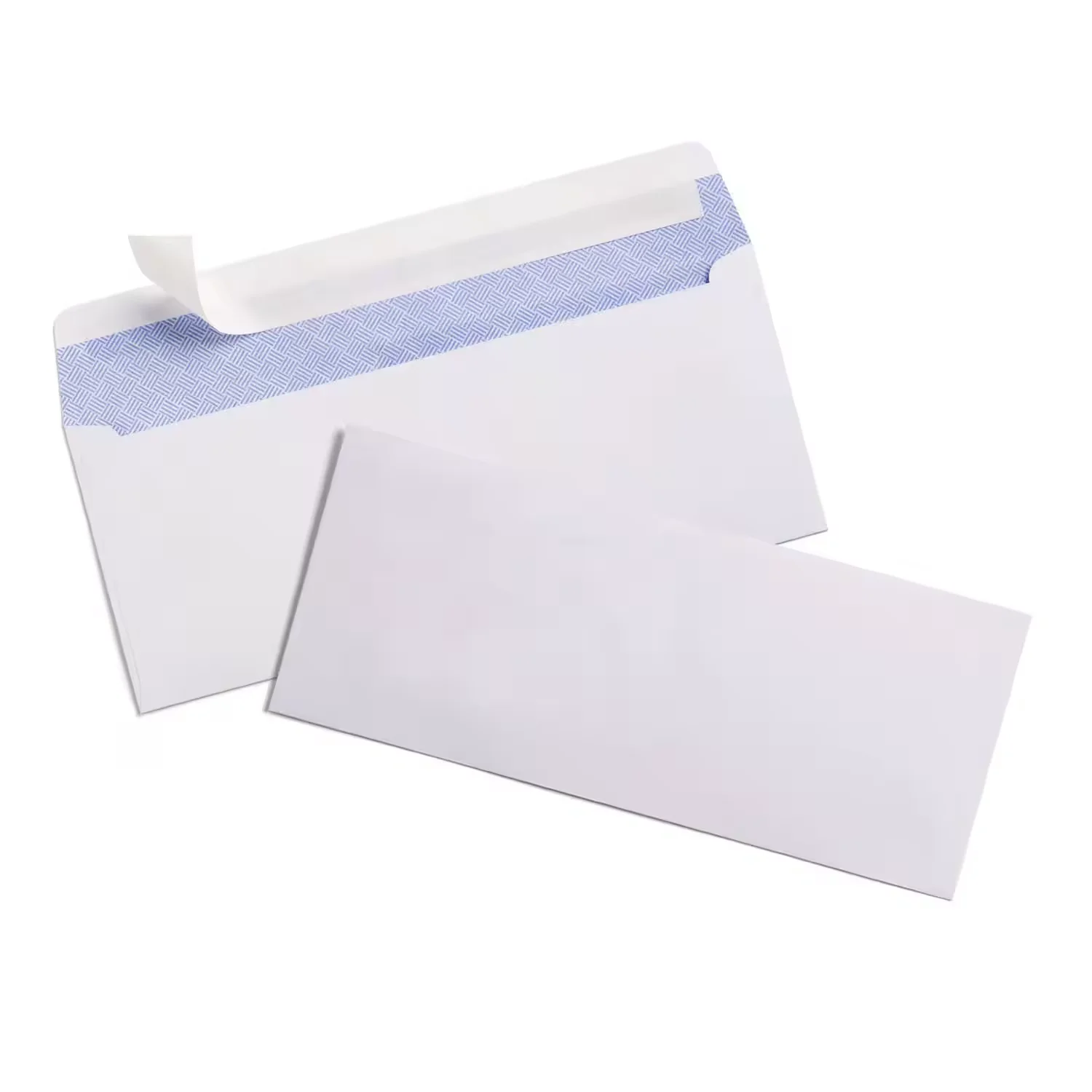 Hot Sales #10 Security SELF-SEAL Mailing Envelopes With Windowless White Envelop Business Letter Envelope Custom