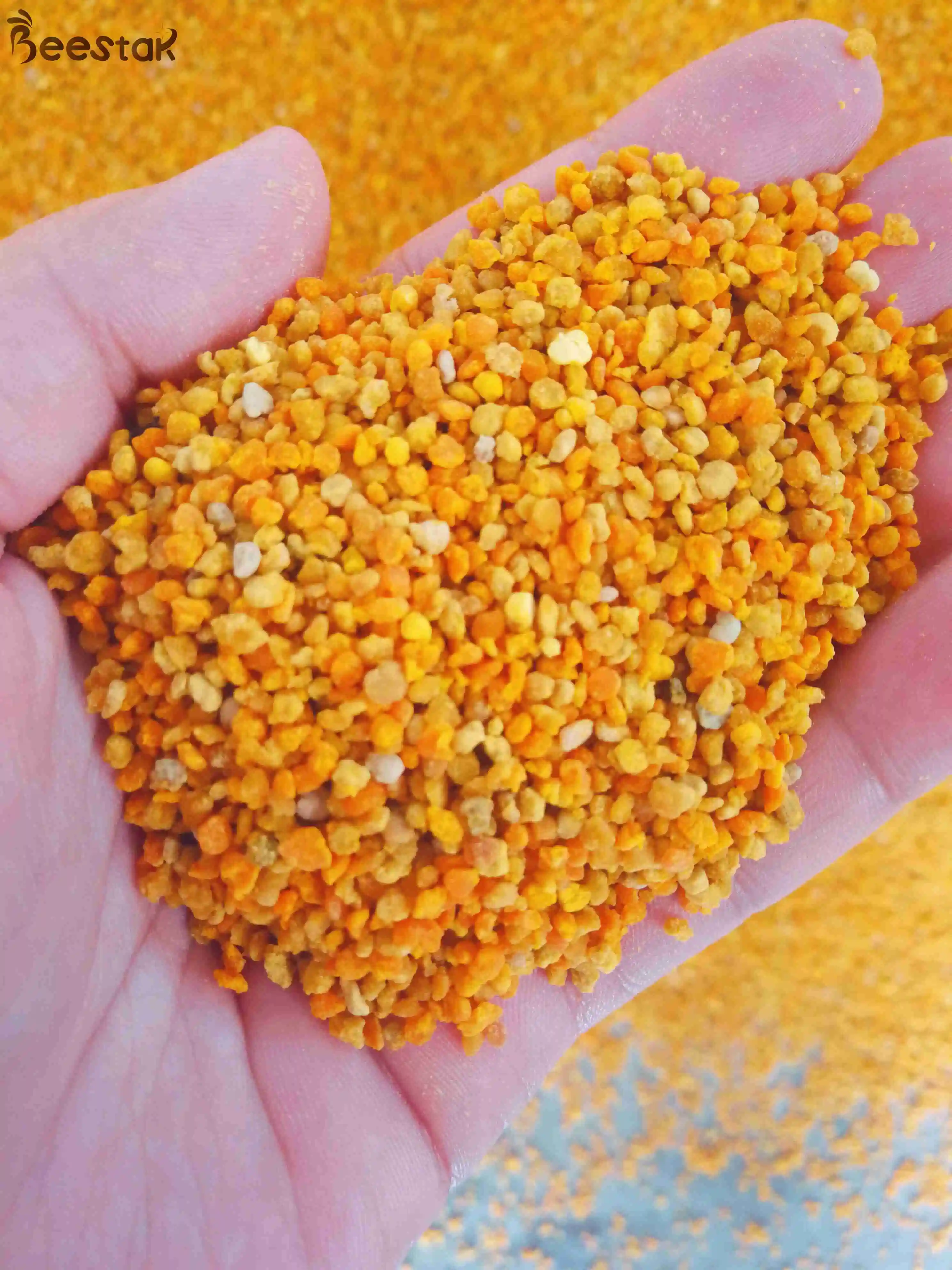 
Healthy Lower Moisture Granules Natural Pure Raw Flower Yellow Bee Pollen 