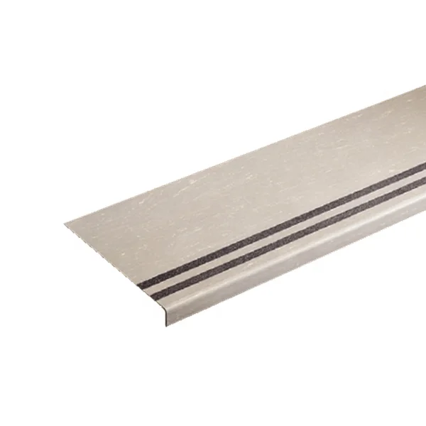 Skid Resistant Rubber Stair Treads for Concrete Marble Tile Metal Stairs