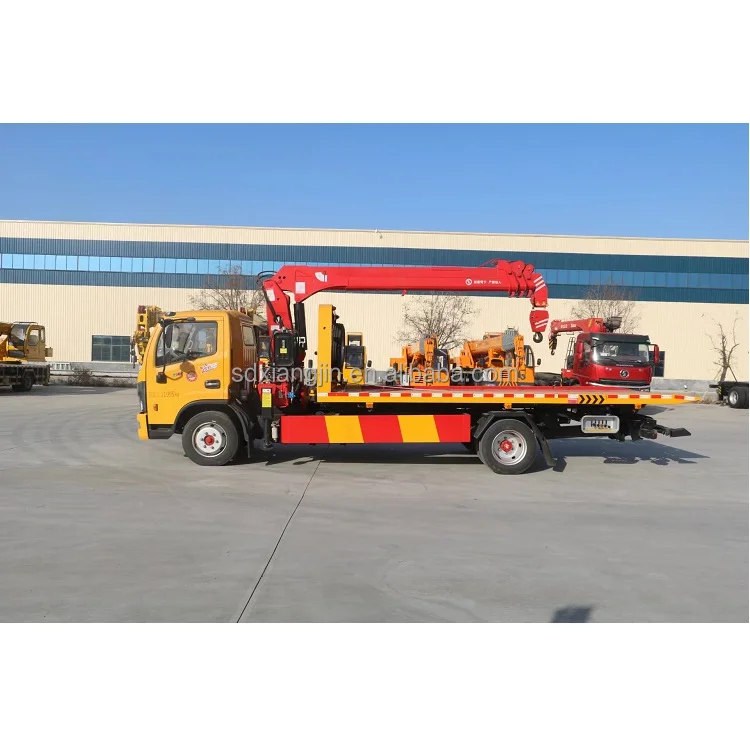 China 8 Ton 16 Ton Straight Arm 10ton 12ton 15ton Telescopic Boom Crane Truck Mounted Cranes with Remote Control