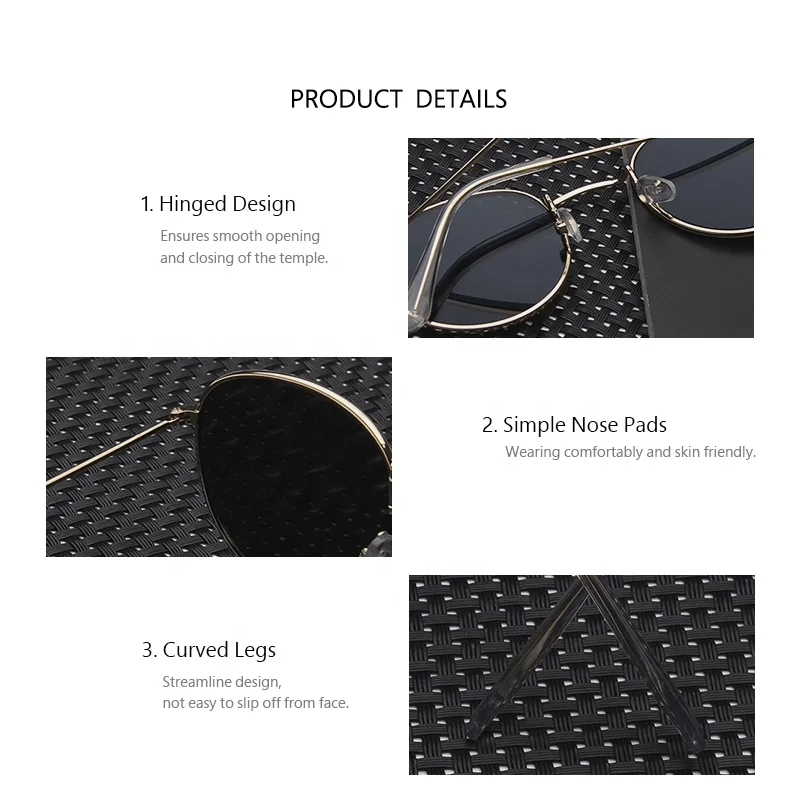 Korean Style Trendy Sunglasses Round Frame Old Fashioned Classic Star Sunglasses for UV Protection
