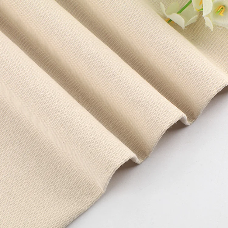 Wholesale Solid Color Heavy Duck Canvas 100% Cotton Wash Canvas Fabric For Bag