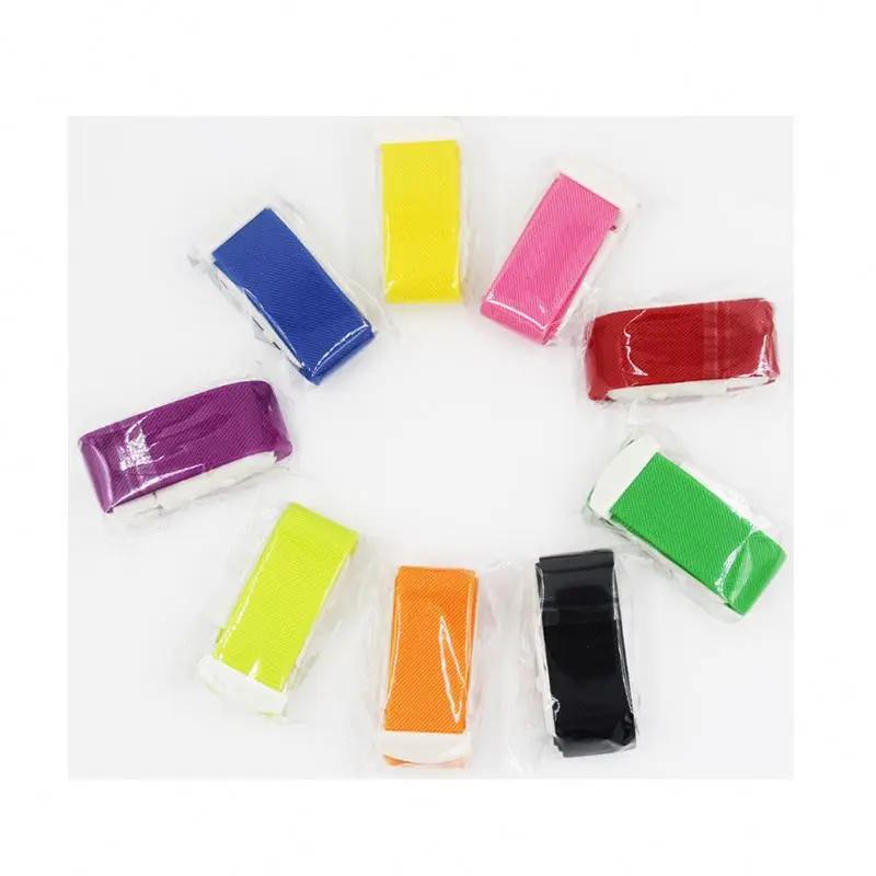 Eco-Friendly Elastic Band Car First Aid Kit Empty Medical Survival Pouch Colorful Tourniquet Buckle