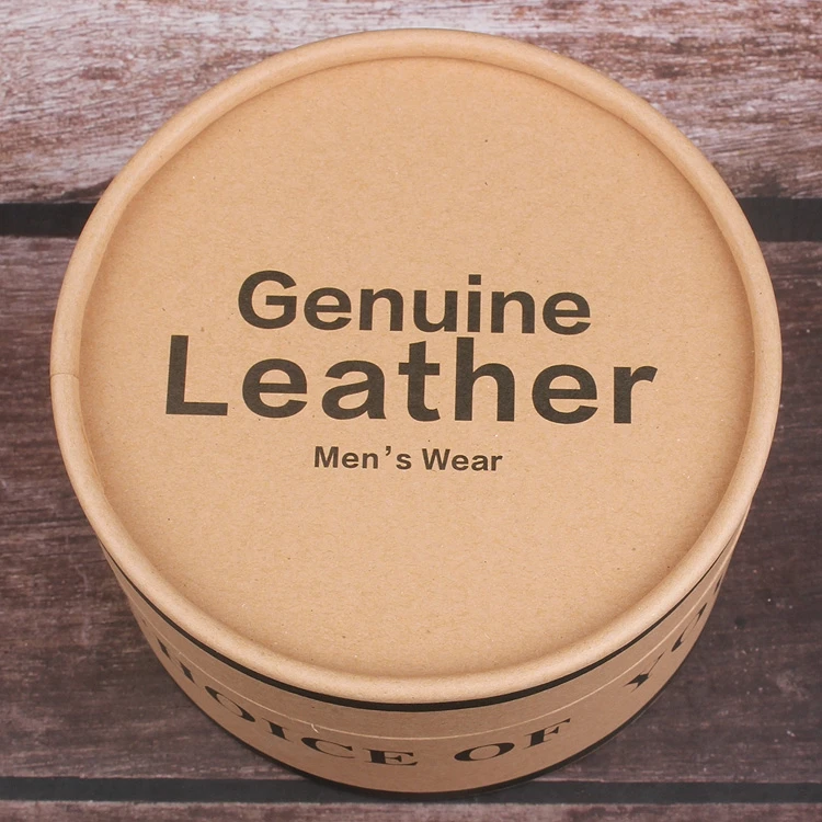 Картонная круглая коробка для косметических эфирных масел