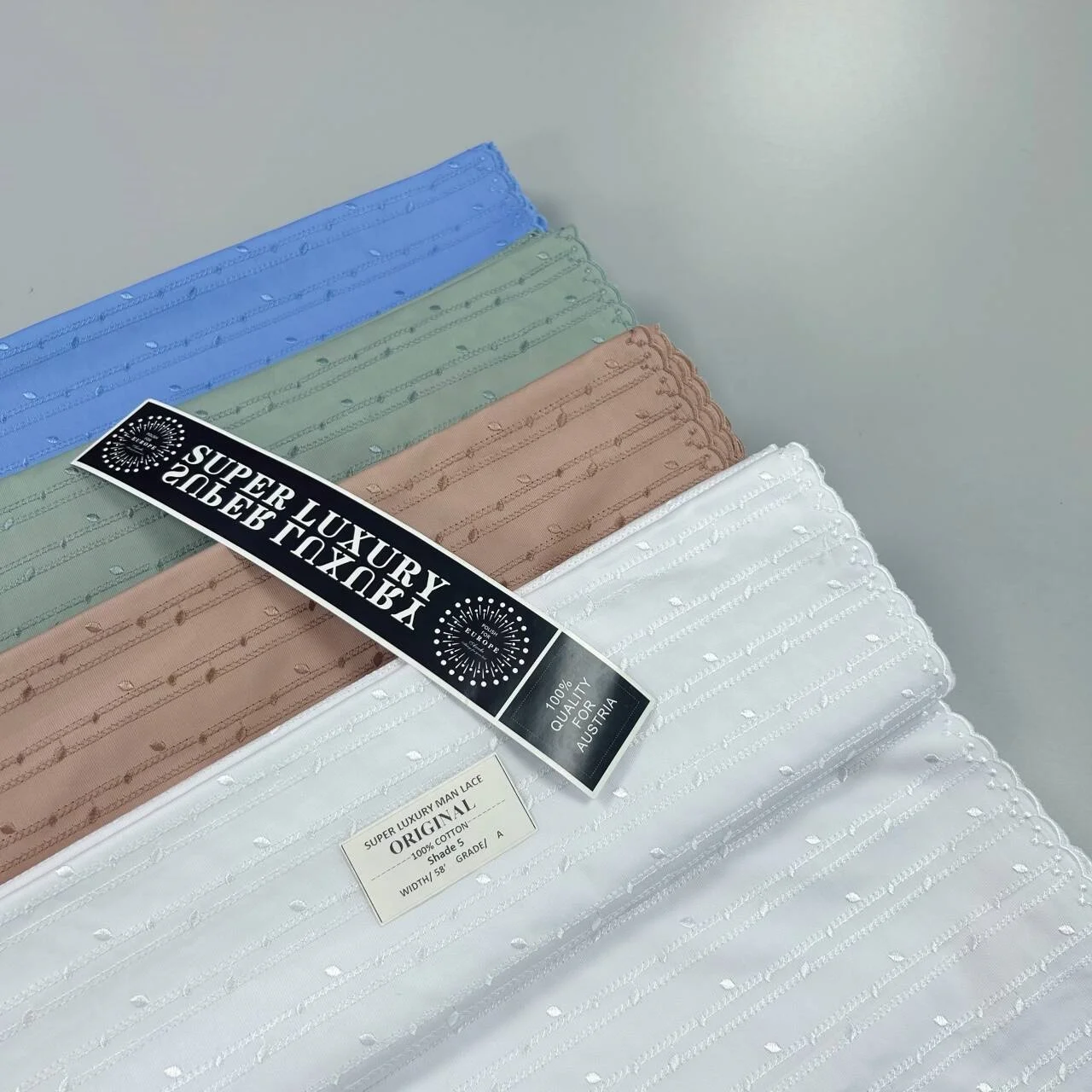 2024 Wholesale Swiss Voile 100% Cotton  Austria Cotton Polish Clothing for Party