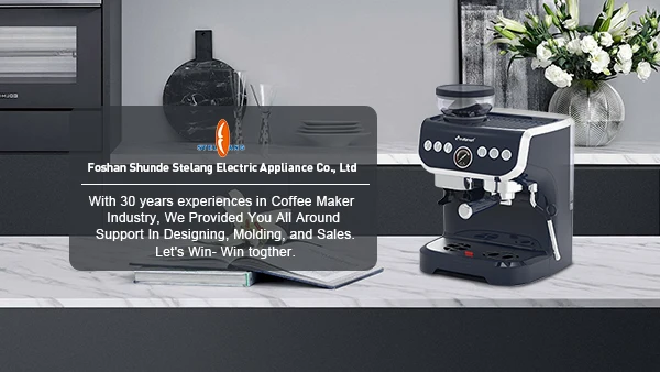 Professional built in automatic espresso coffee maker 19bar single cup coffee machine for office