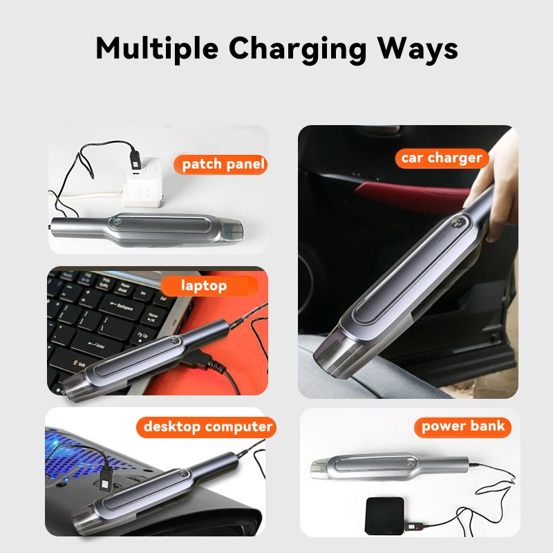 Car Vacuum Cleaner Portable wireless Wired Handheld Auto Vacuum Cleaner 12V Mini Car Vaccum Cleaners