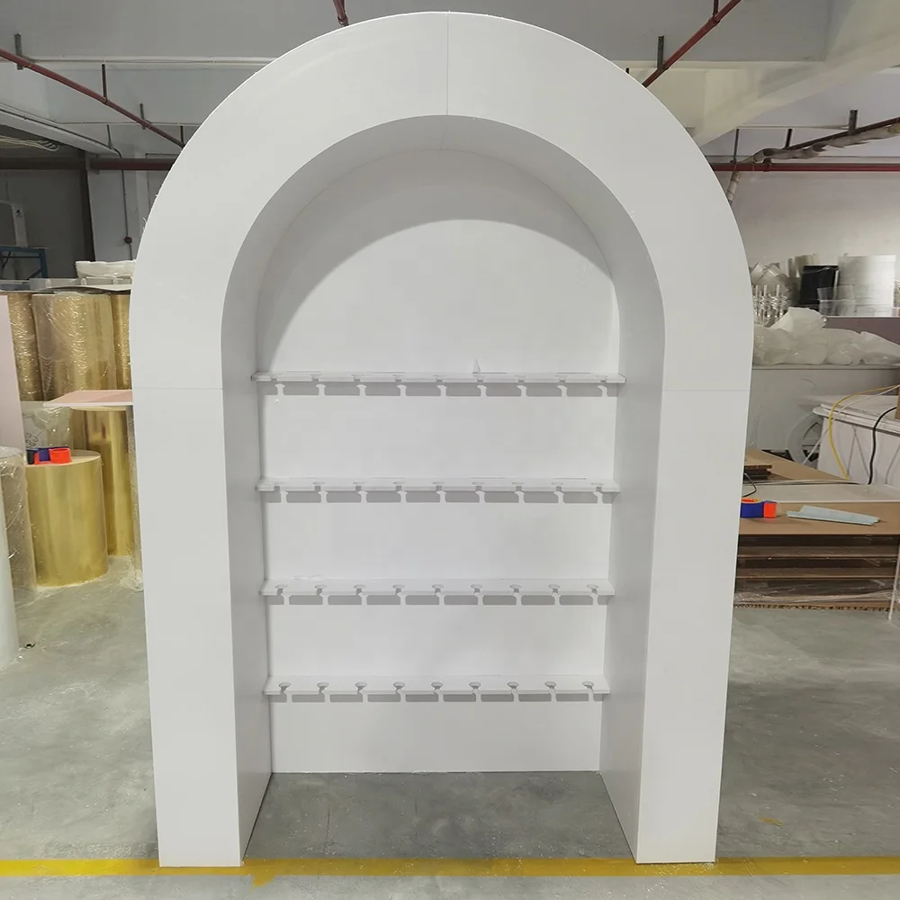 Practical Price White Acrylic Wedding Decoration Champagne Wall