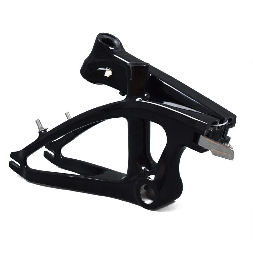 Carbon Fiber Vouwfiets Frame Voor Kids/Vrouw Urban Rijden Carbon Road Frame Mini Compact City Bike Carbon frame