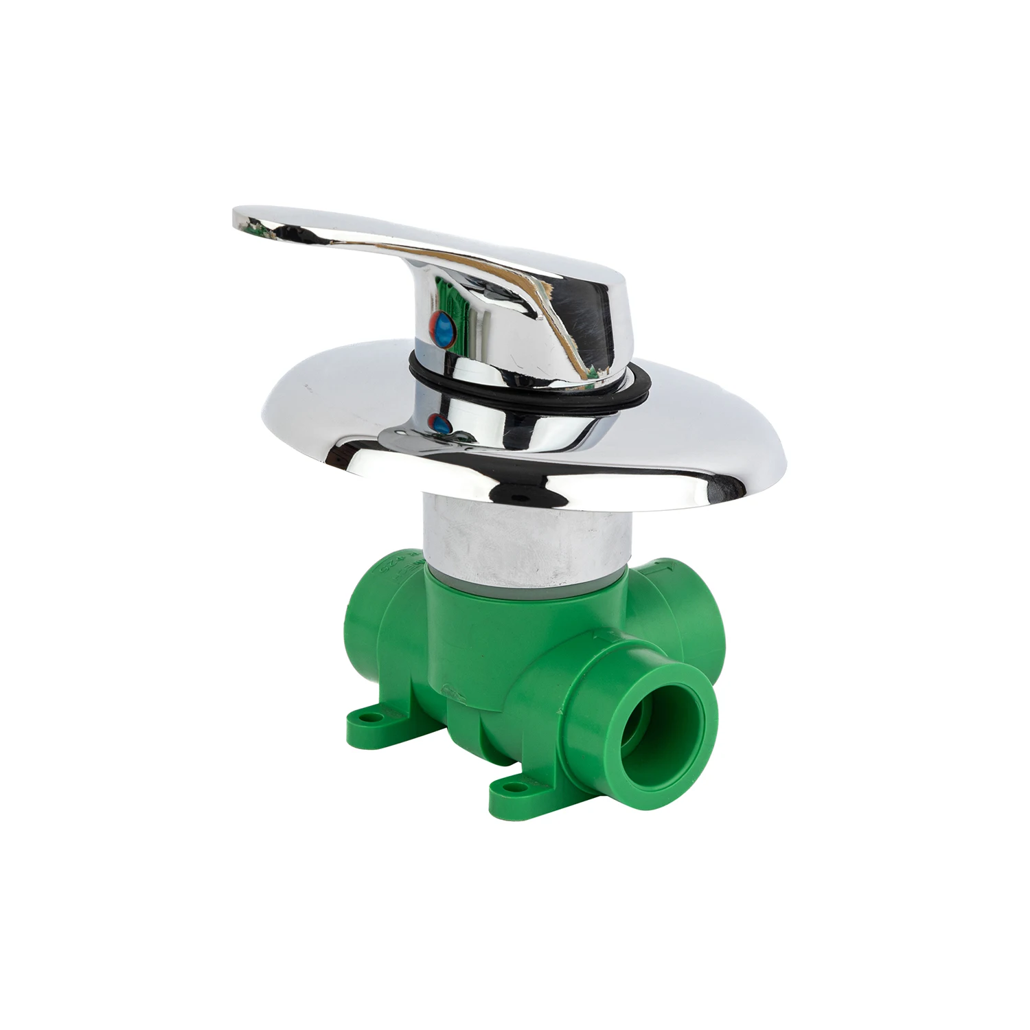 Deso Official Factory PPR Valve PN25 40mm Green Color PPR Plastic Ball Valve