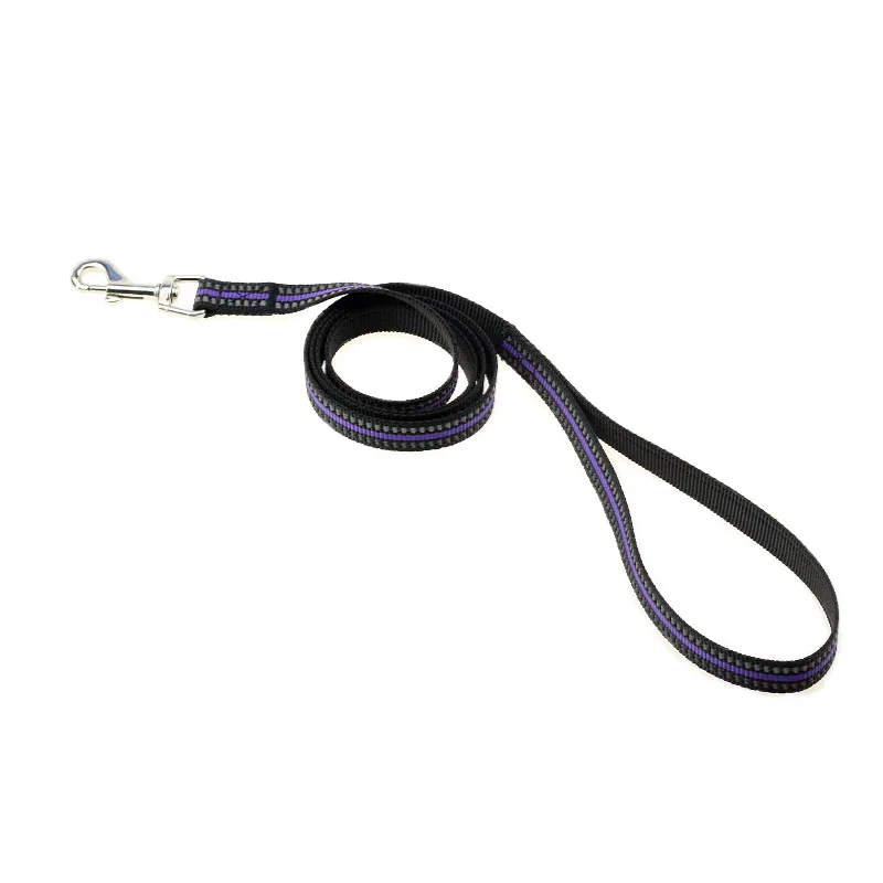 Custom Cheap Black Nylon Reflective Pet Products Small Puppy  Dog Leash