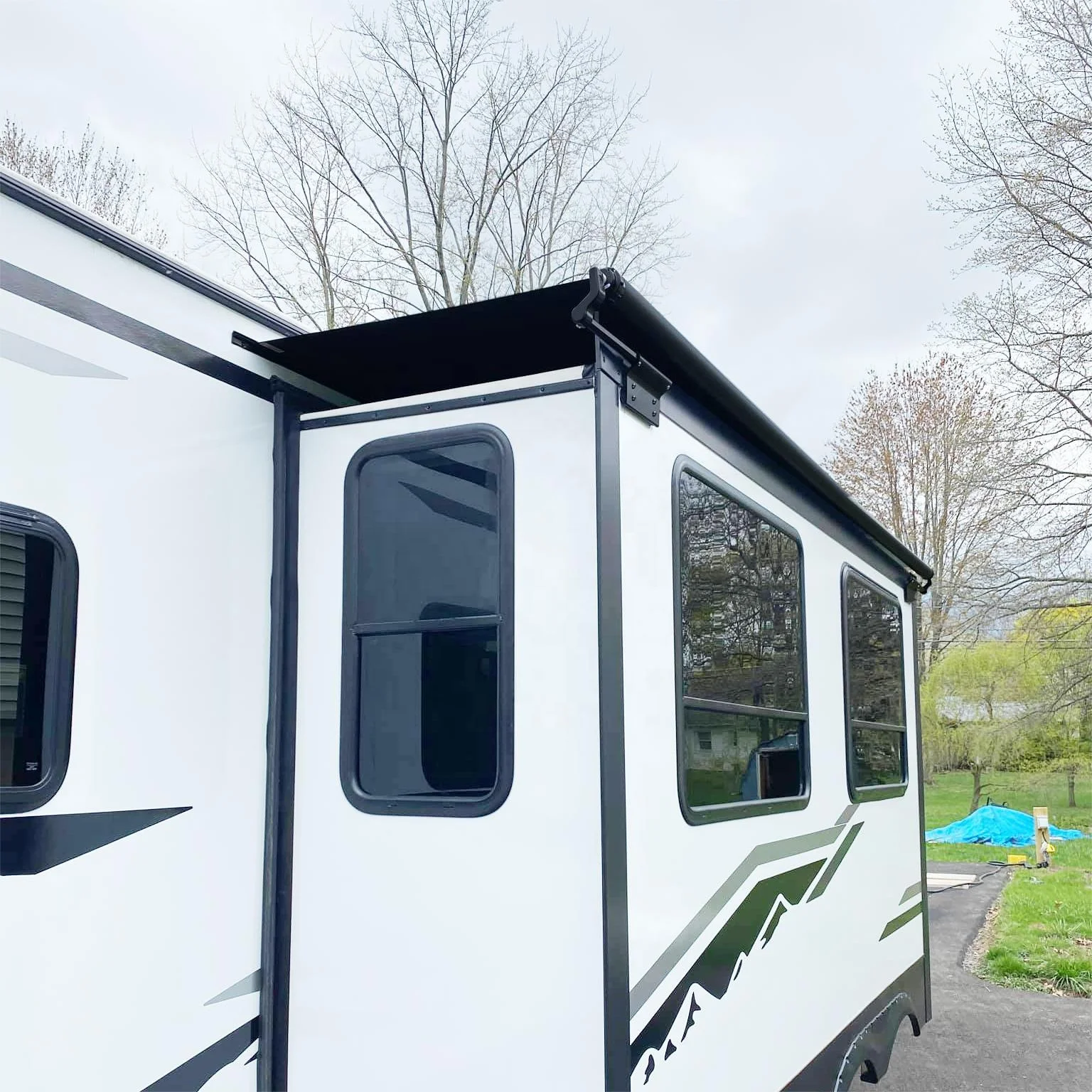RV Awning Slide out topper for Caravan and RV Exterior Accessory for Slide out Box
