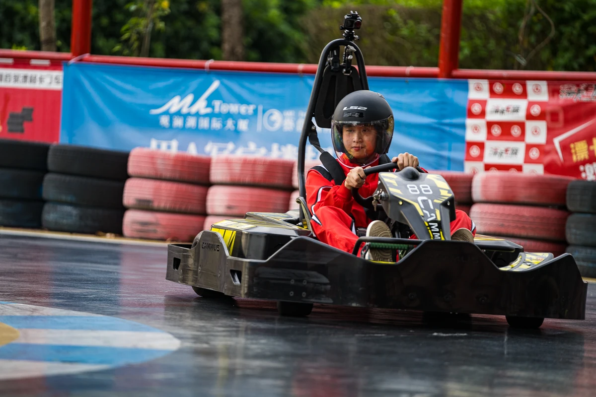 Cammus 2022 High Torque Karting Max Speed 50km/h Junior Version Electric Racing Go Kart For Teenage