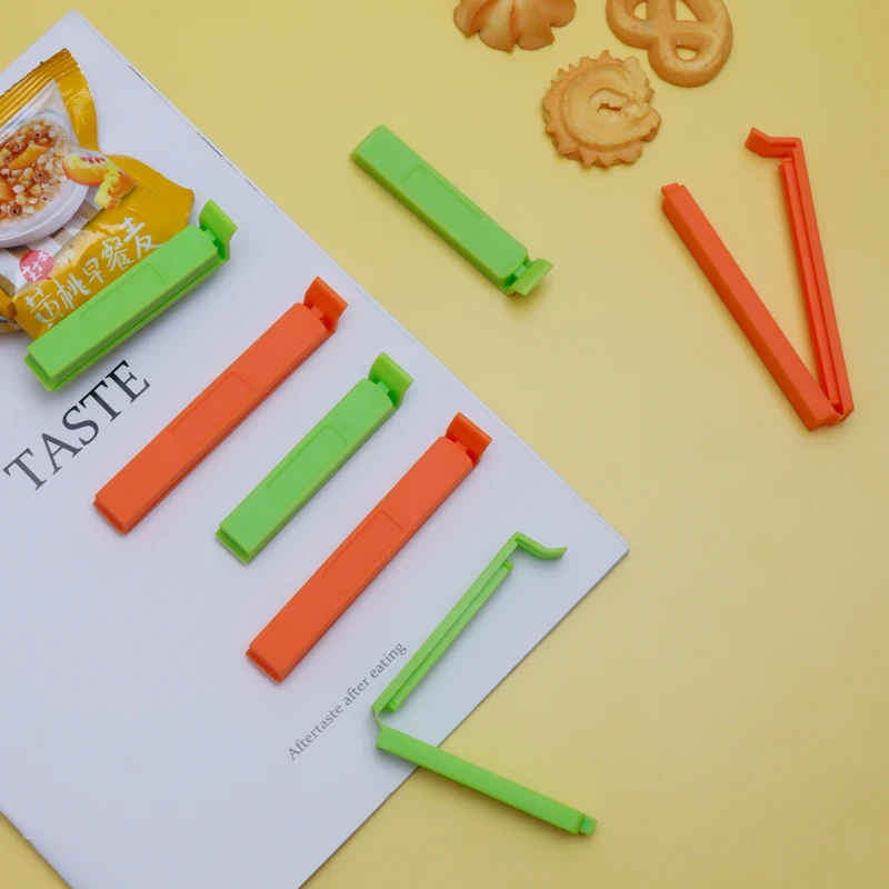 Оптовая продажа, портативные пластиковые зажимы для хранения пищевых продуктов