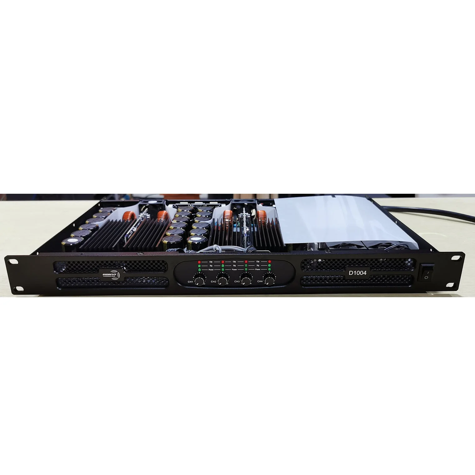 D1004 4 канала класса d 1u Профессиональный цифровой аудио звук 3000w усилитель мощности с