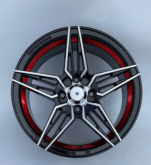 Custom 15*7 inch 4*100 aluminum alloy car wheels rims for sale ,15 inch oem alloy wheel rims for car